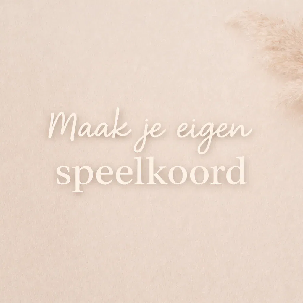 Ontwerp je eigen speenkoord