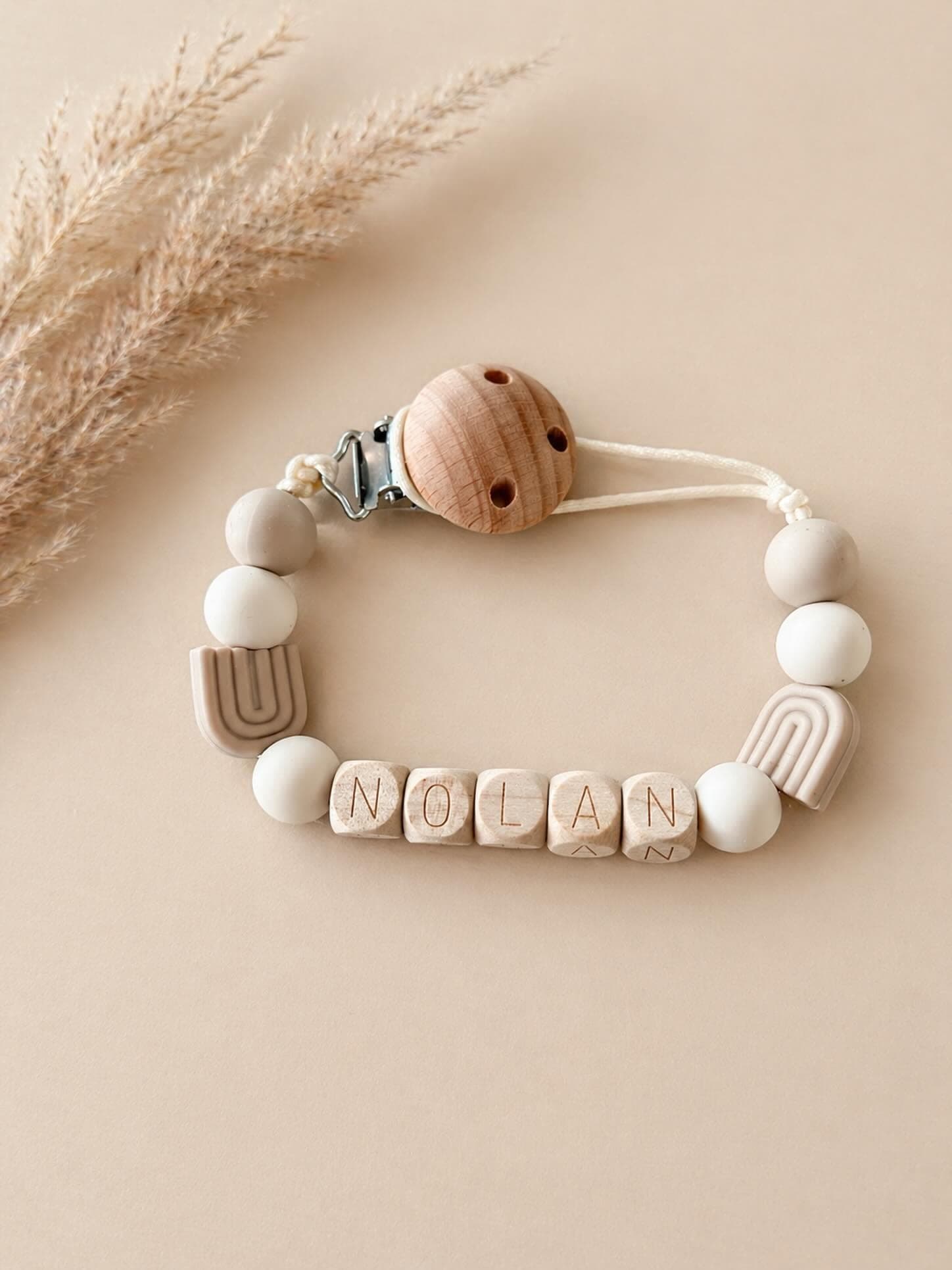 SPEENKOORD MET NAAM - BEIGE & NATUREL - Afbeelding 2